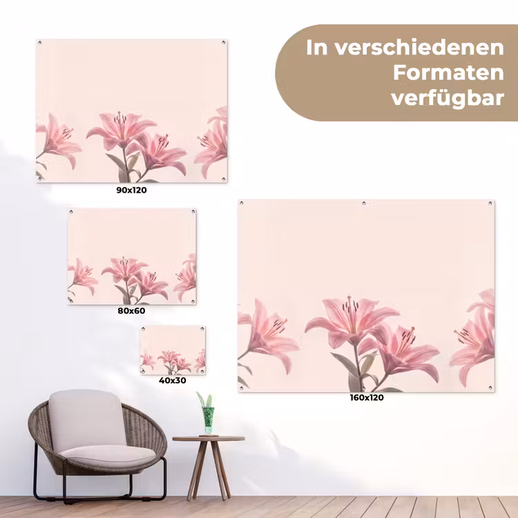 Gartenposter - Blumen – Zart – Flora — 6