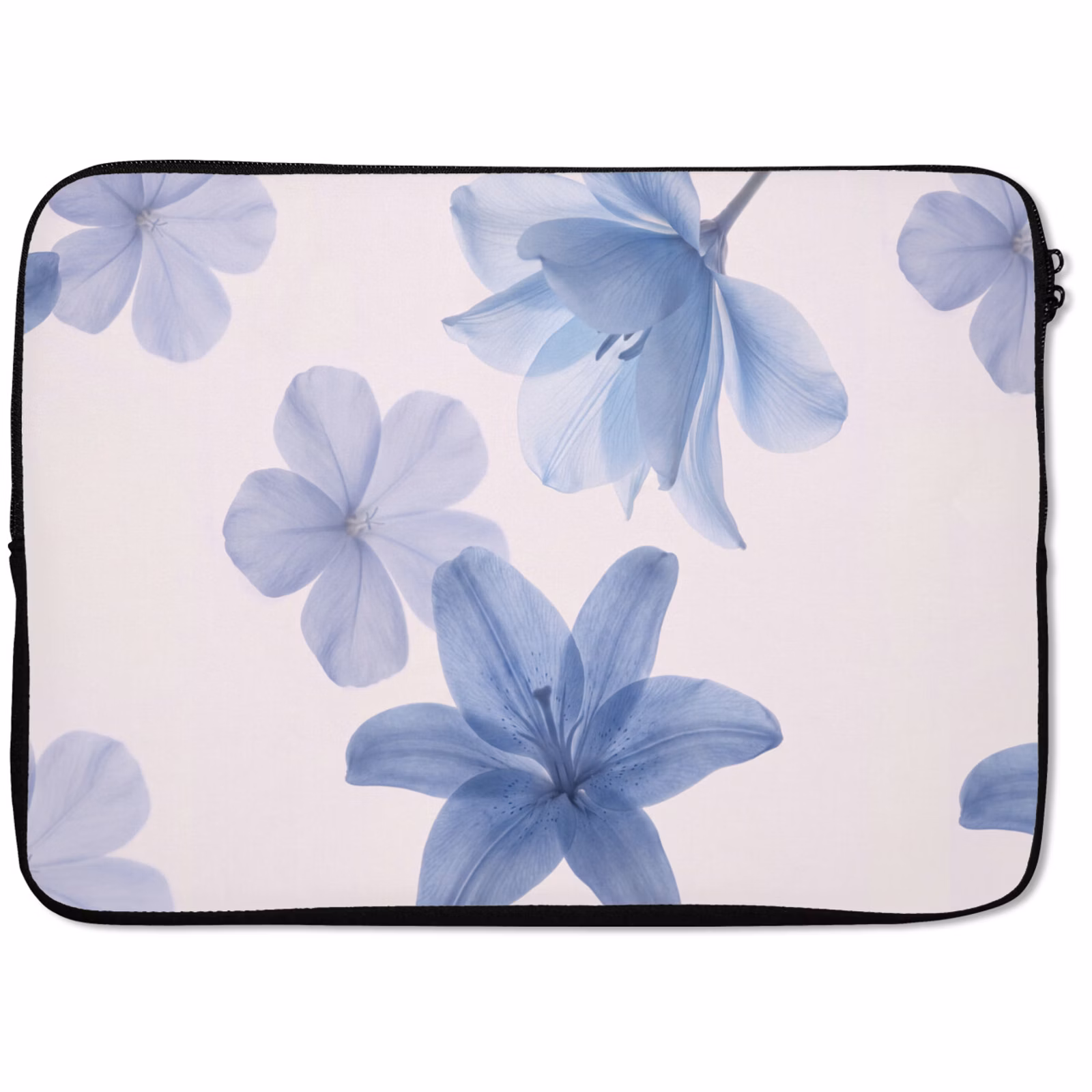 Laptop hülle - Blumen – Transparent – Modern — 1