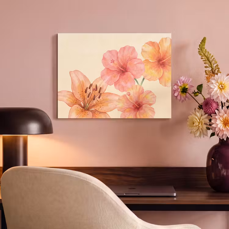 Akustikbild - Blumen – Aquarell – Natur — 6