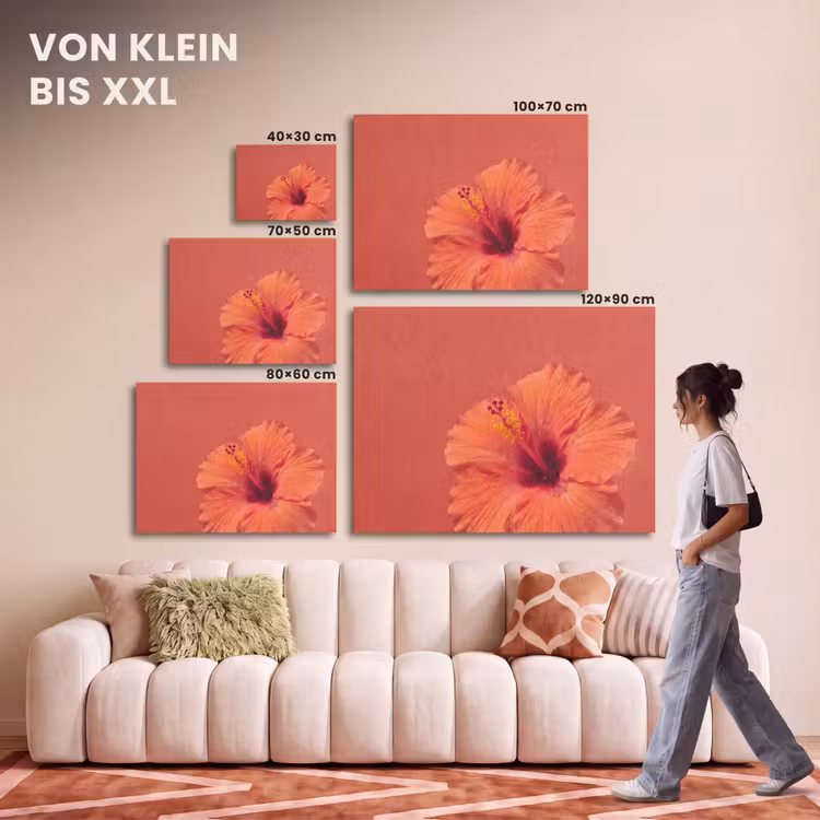 Akustikbild - Blumen – Orange – Natur — 7
