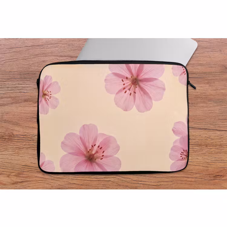 Laptop hülle - Blumen – Flora – Pastell — 2