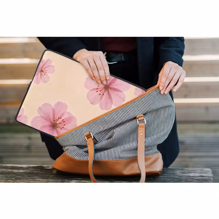 Laptop hülle - Blumen – Flora – Pastell — 4