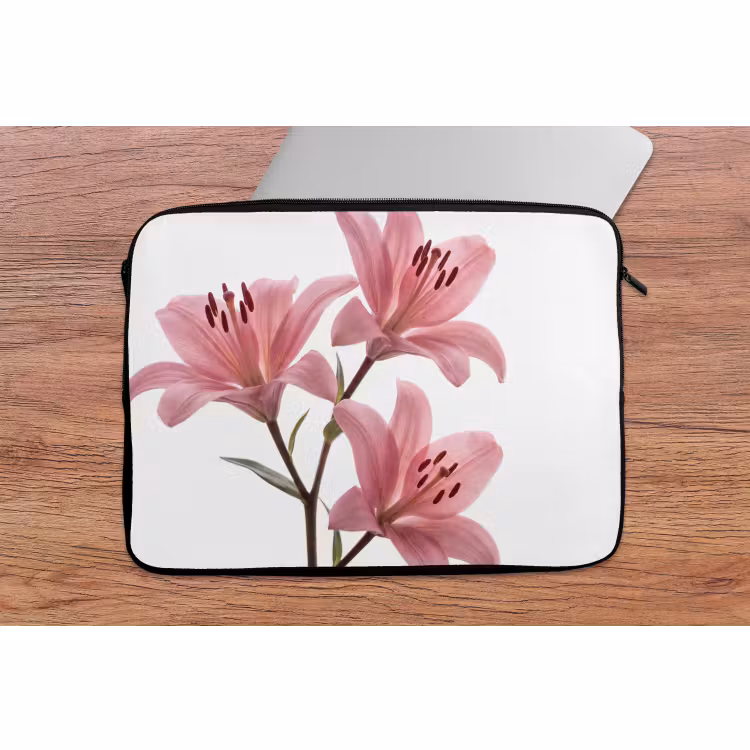 Laptop hülle - Blumen – Sanft – Modern — 2