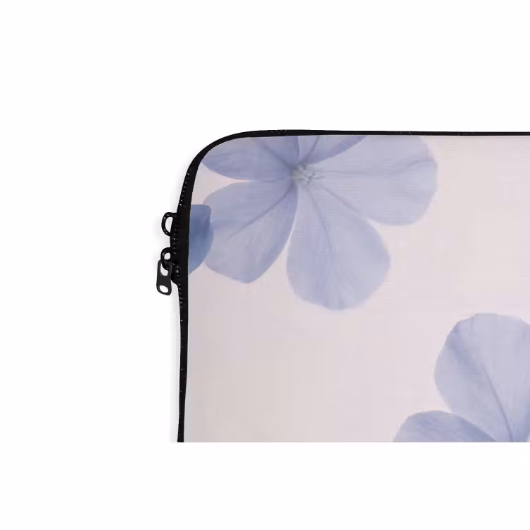 Laptop hülle - Blumen – Transparent – Modern — 5