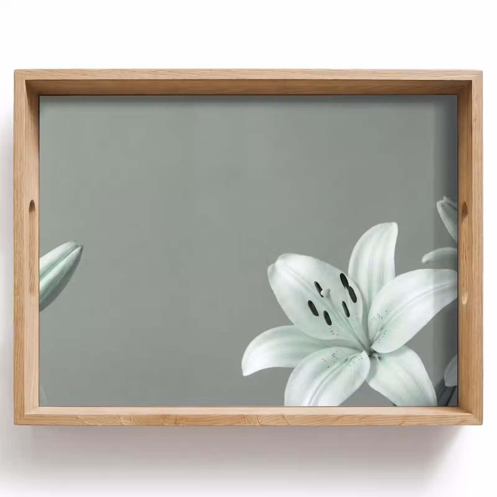 Tablett - Blumen – Natur – Grün — 1