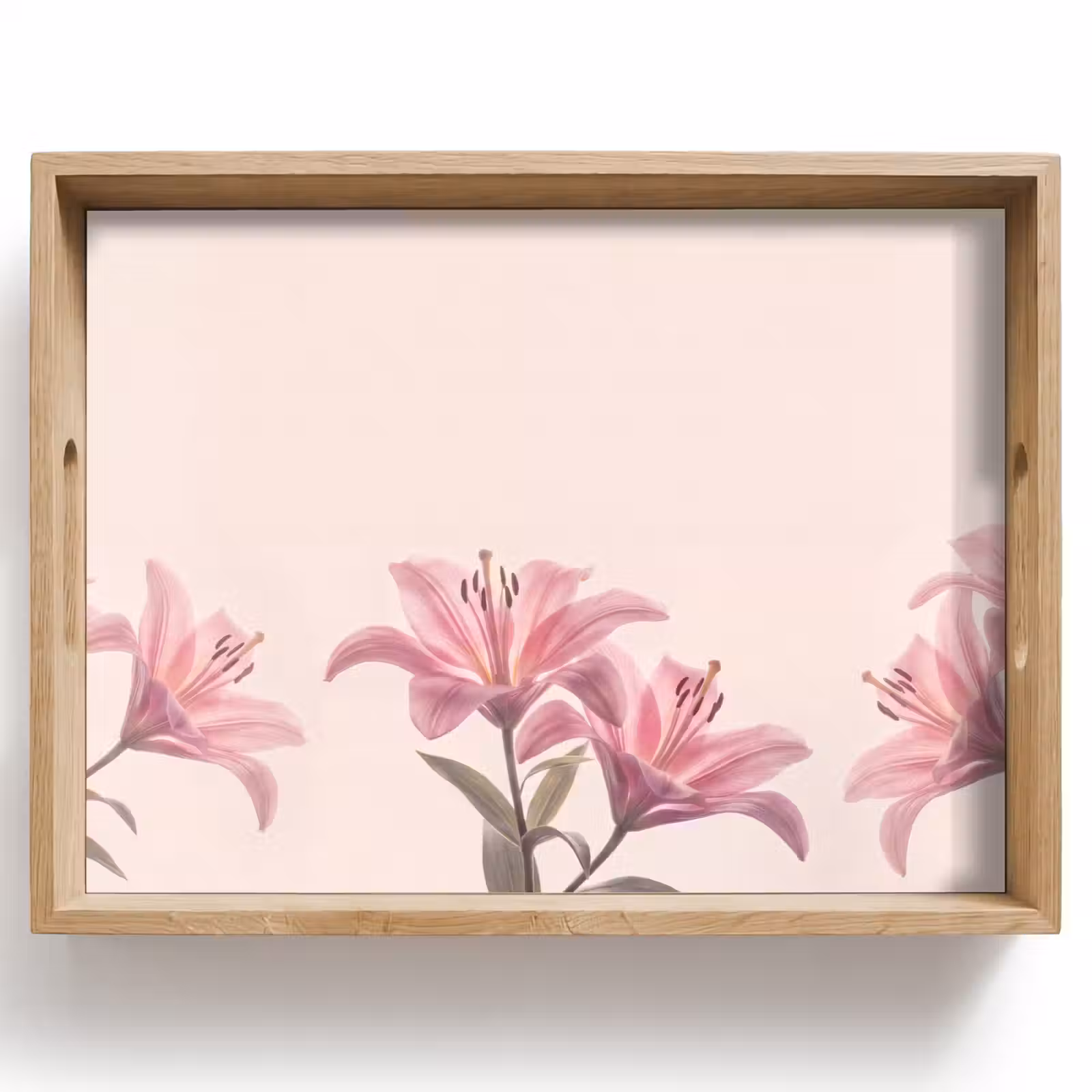 Tablett - Blumen – Zart – Flora — 1