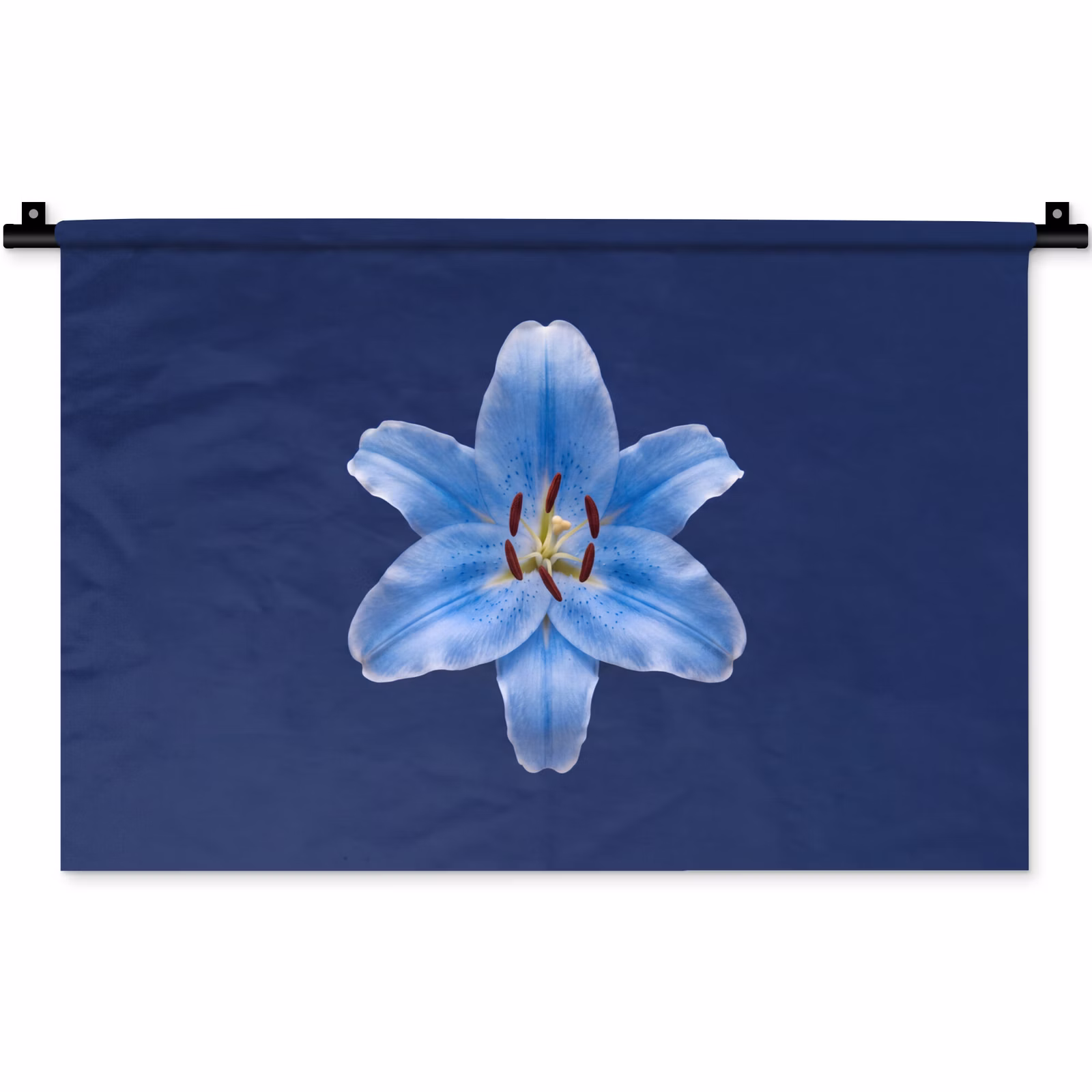 Wandteppich - Blaue Lilie – Blumen — 1