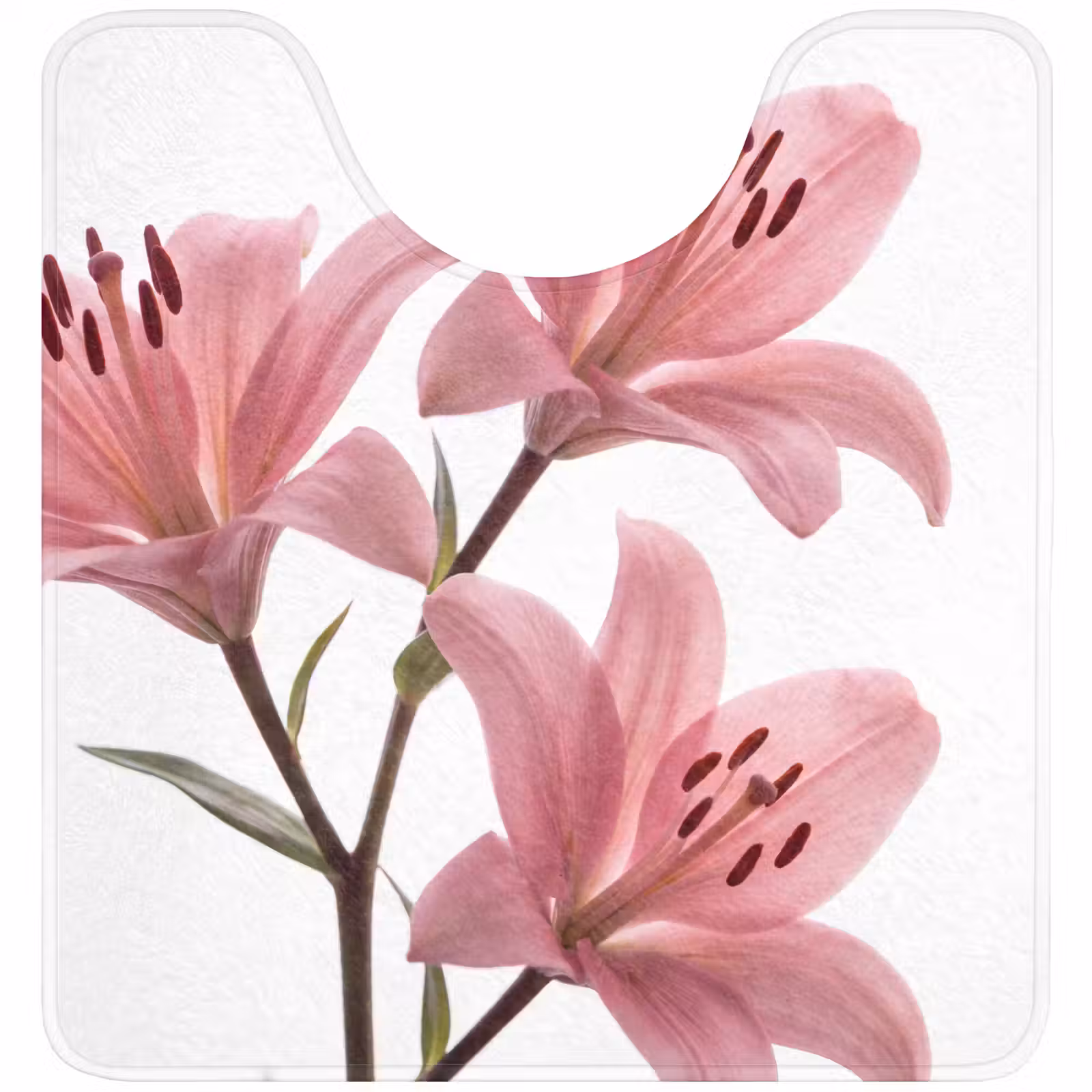 WC Vorleger - Blumen – Sanft – Modern — 1