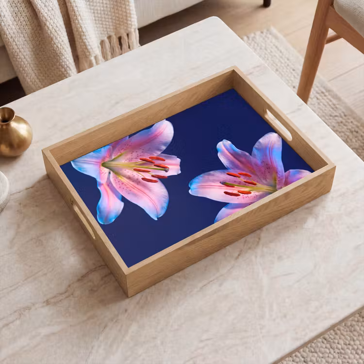 Tablett - Blumen – Farbenfroh – Botanisch — 2