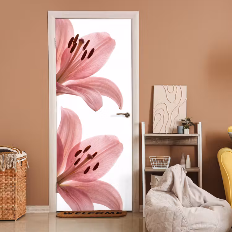 Türtapete - Blumen – Sanft – Modern — 2