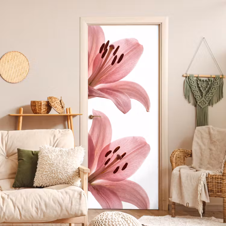 Türtapete - Blumen – Sanft – Modern — 3