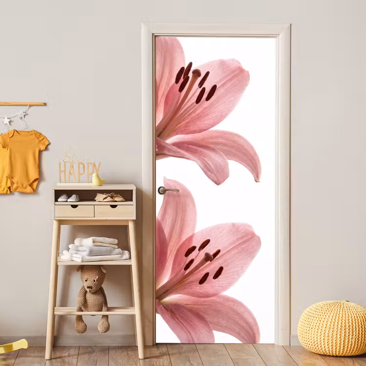 Türtapete - Blumen – Sanft – Modern — 5