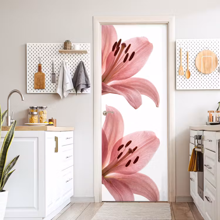 Türtapete - Blumen – Sanft – Modern — 6