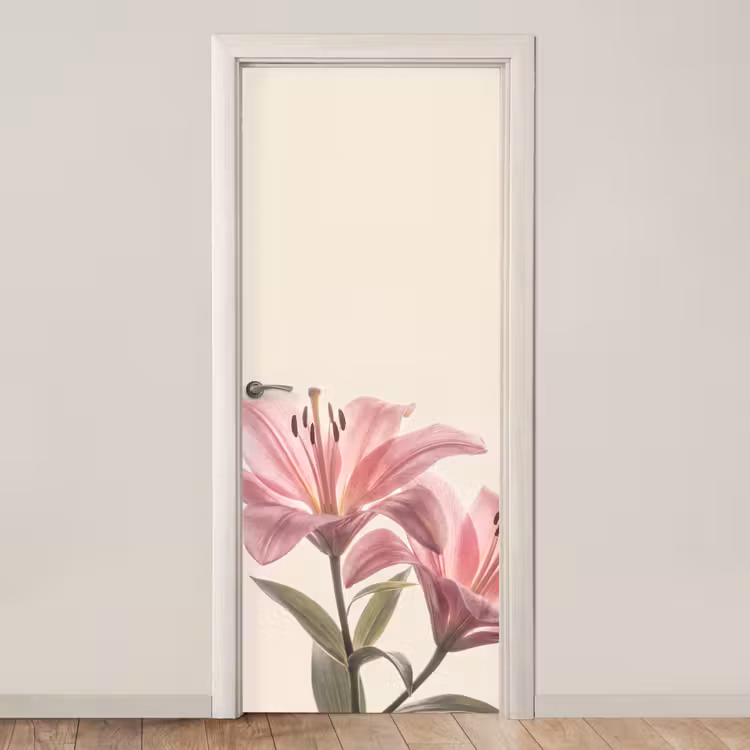 Türtapete - Blumen – Zart – Flora — 1