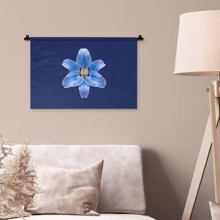 Wandteppich - Blaue Lilie – Blumen — 2
