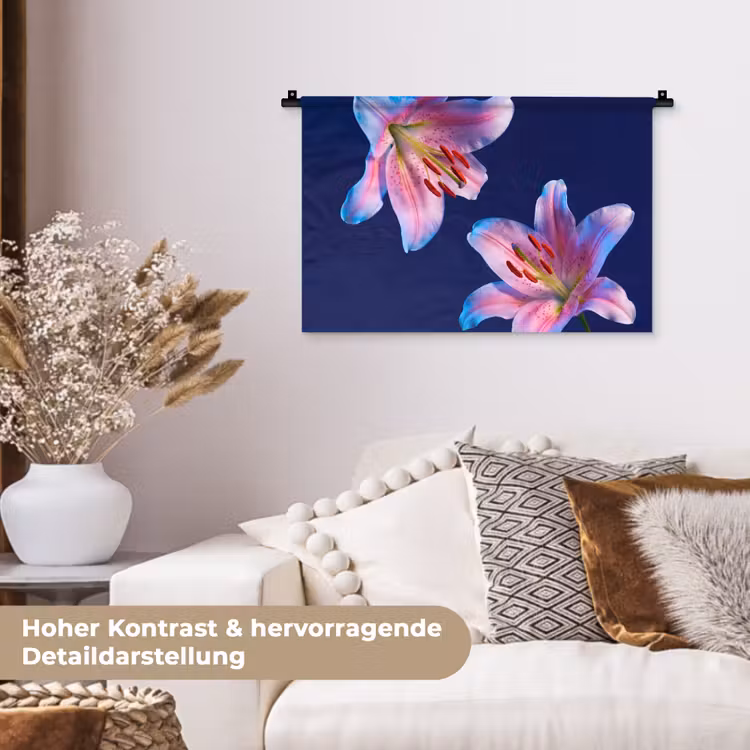Wandteppich - Blumen – Bunt – Botanisch — 6