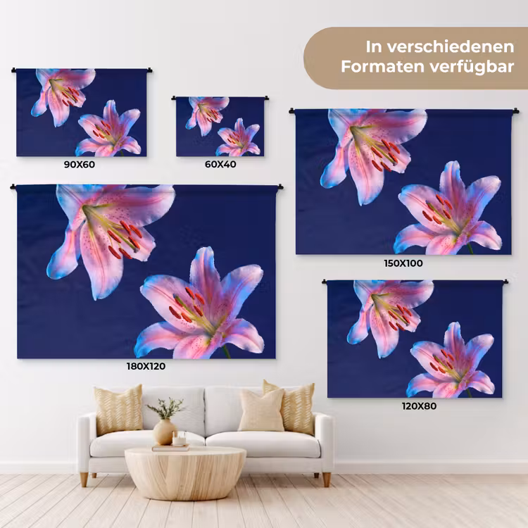 Wandteppich - Blumen – Bunt – Botanisch — 8