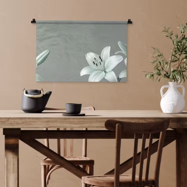 Wandteppich - Blumen – Natur – Grün — 3