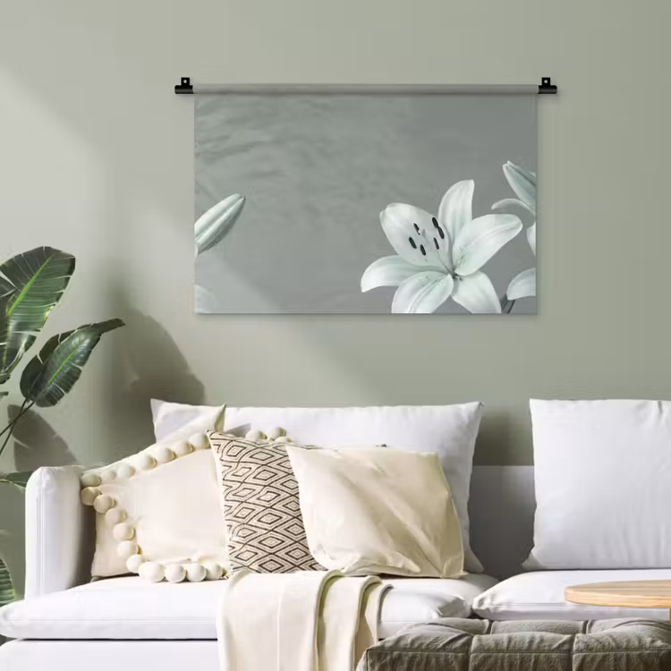 Wandteppich - Blumen – Natur – Grün — 4