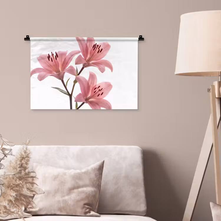 Wandteppich - Blumen – Sanft – Modern — 2