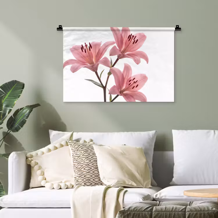 Wandteppich - Blumen – Sanft – Modern — 4