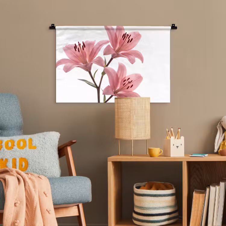 Wandteppich - Blumen – Sanft – Modern — 5
