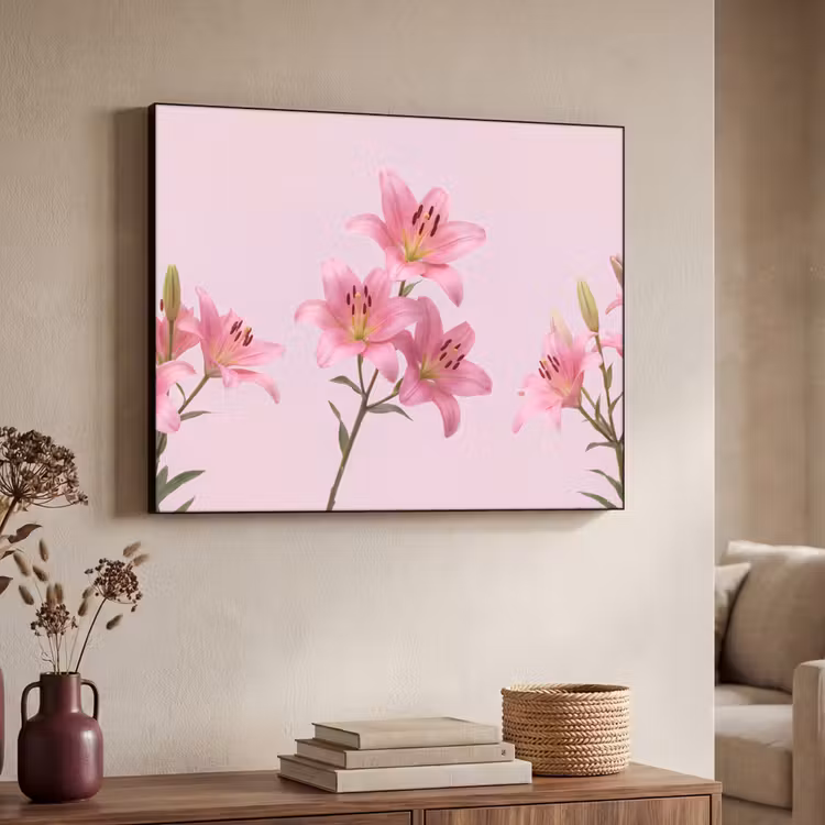 Art Frame - Blumen – Zart – Rosa — 3