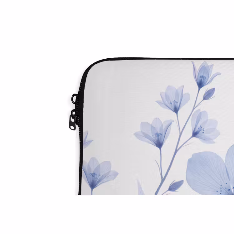 Laptop hülle - Blaue Blumen – Natur — 5
