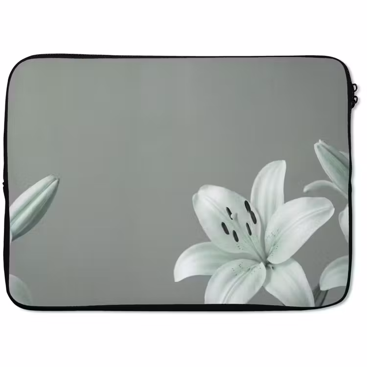 Laptop hülle - Blumen – Natur – Grün — 1