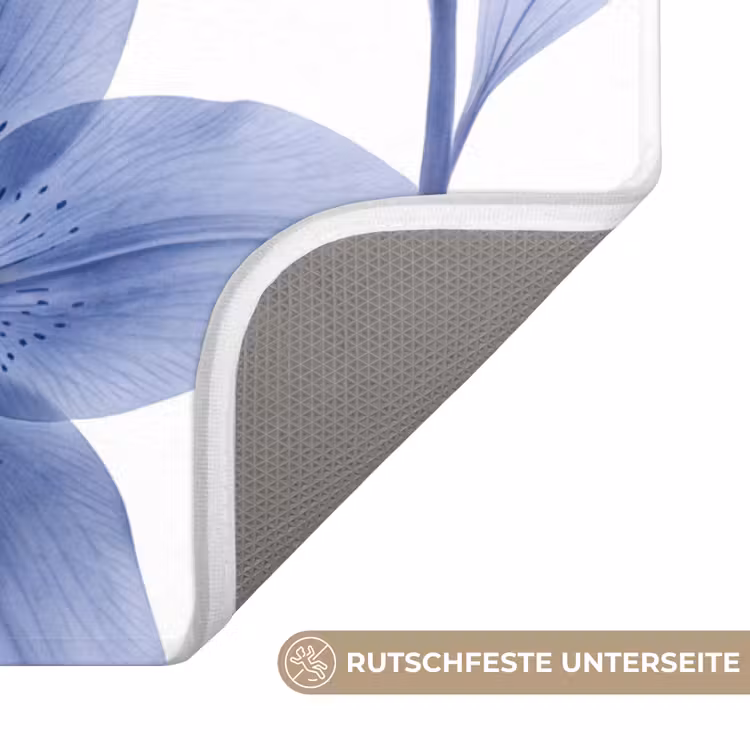 WC Vorleger - Blaue Blumen – Natur — 3