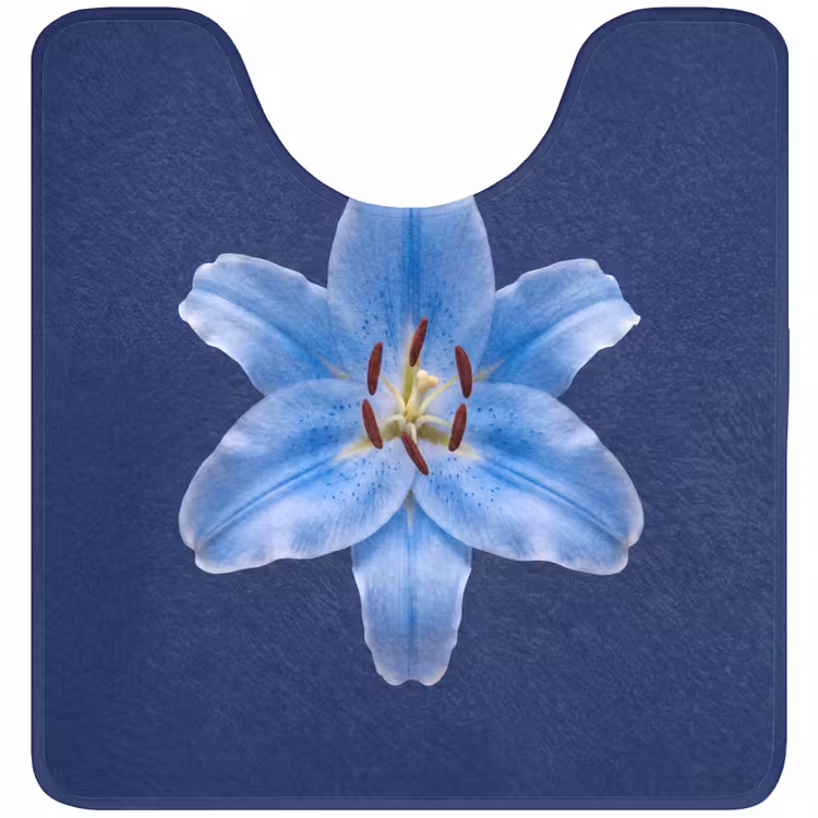 WC Vorleger - Blaue Lilie – Blumen — 1