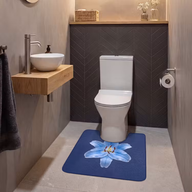 WC Vorleger - Blaue Lilie – Blumen — 2
