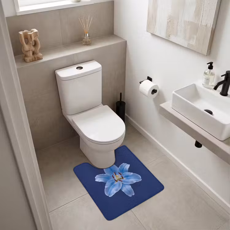 WC Vorleger - Blaue Lilie – Blumen — 6