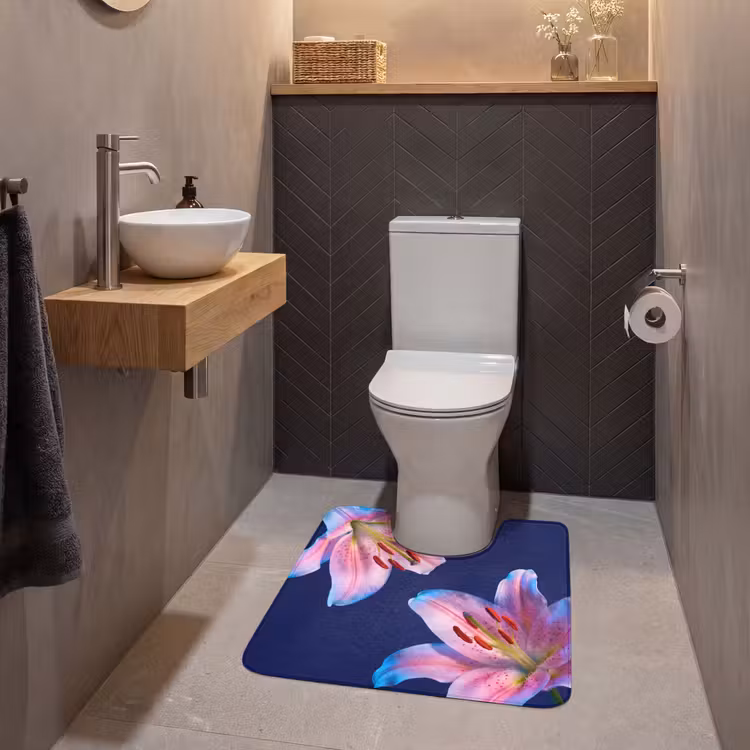 WC Vorleger - Blumen – Farbenfroh – Botanisch — 2