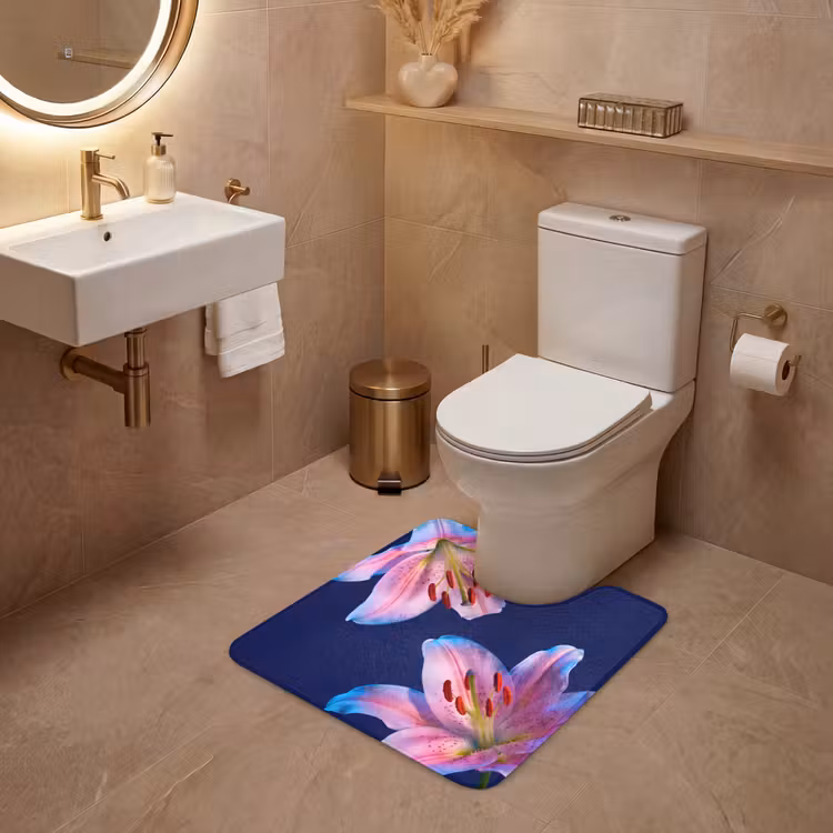 WC Vorleger - Blumen – Farbenfroh – Botanisch — 4