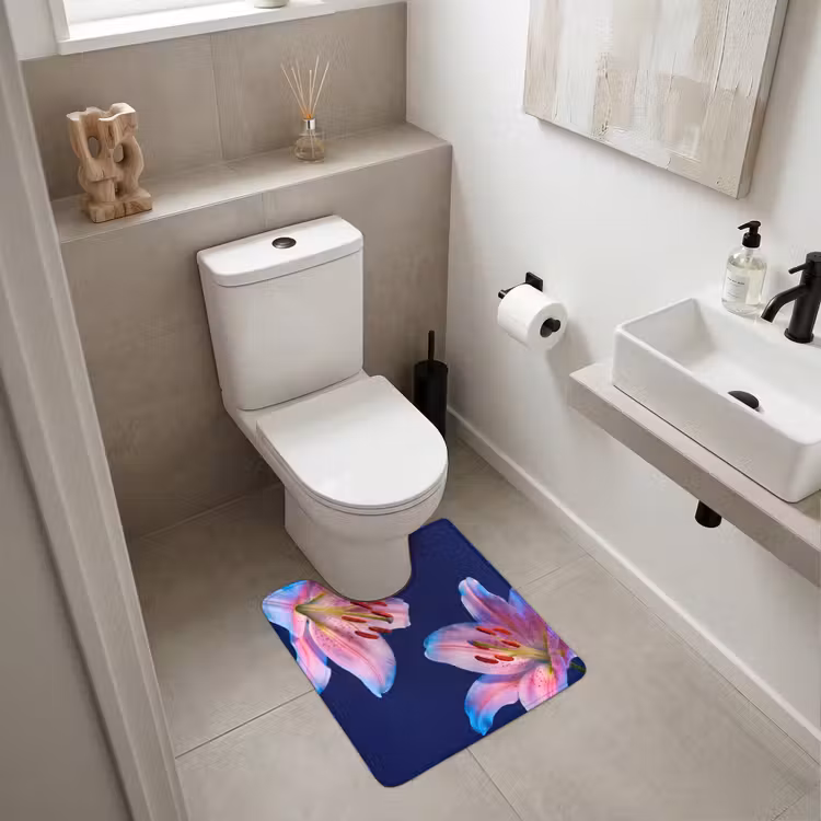 WC Vorleger - Blumen – Farbenfroh – Botanisch — 6