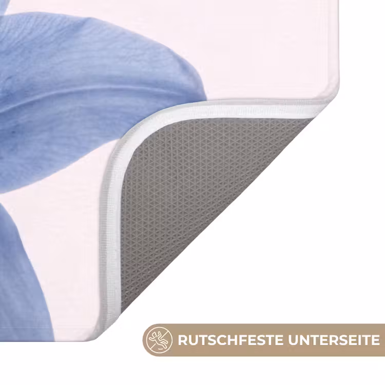 WC Vorleger - Blumen – Transparent – Modern — 3