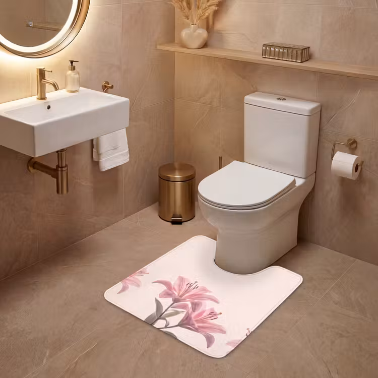 WC Vorleger - Blumen – Zart – Flora — 4