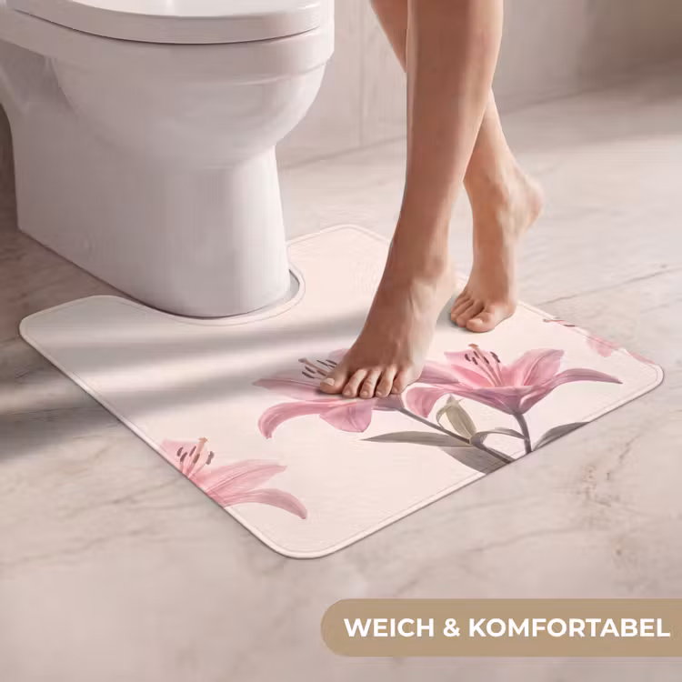 WC Vorleger - Blumen – Zart – Flora — 5