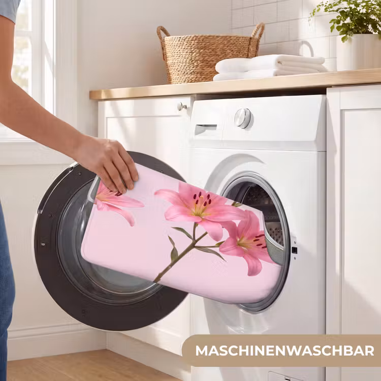 WC Vorleger - Blumen – Zart – Rosa — 7