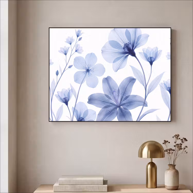 Art Frame - Blaue Blumen – Natur — 4