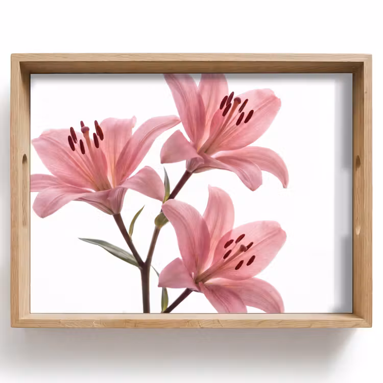 Tablett - Blumen – Sanft – Modern — 1
