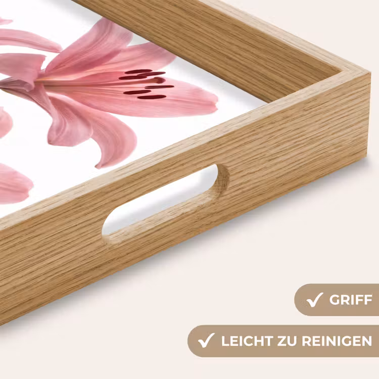 Tablett - Blumen – Sanft – Modern — 5