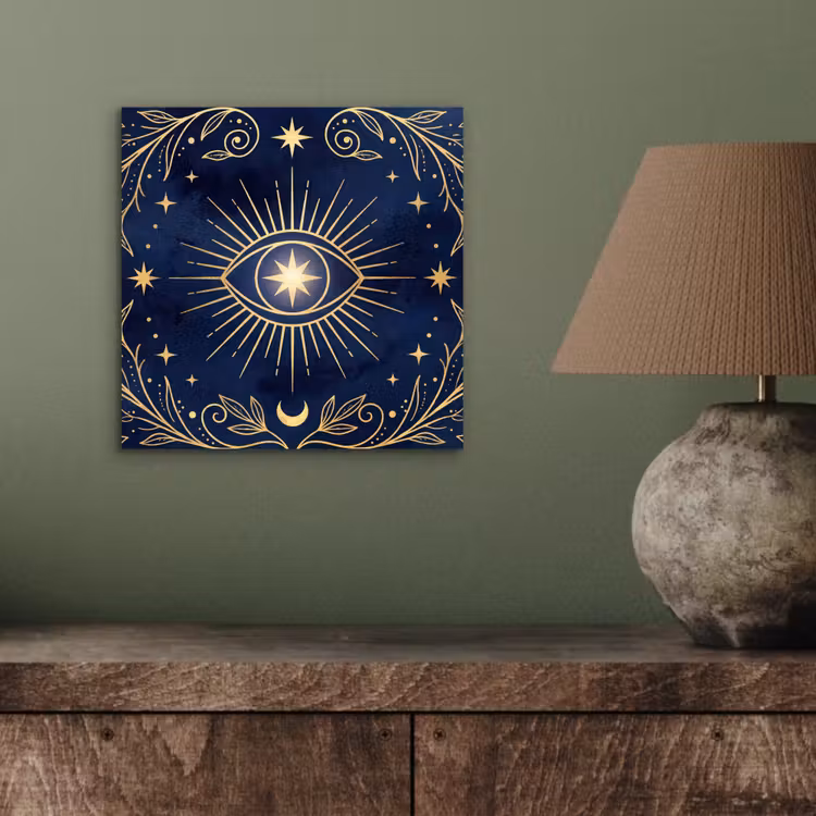 Alu-Dibond-Bild - Auge – Muster – Mystik — 3