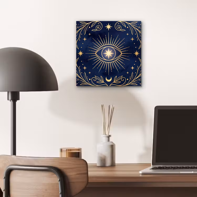 Alu-Dibond-Bild - Auge – Muster – Mystik — 6