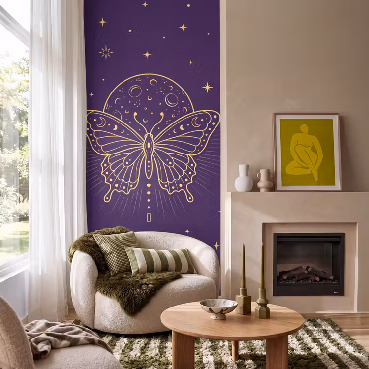 Tapete - Schmetterling – Mond – Mystik — 1