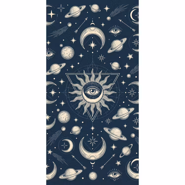 Tapete - Sonne, Mond, Sterne — 2