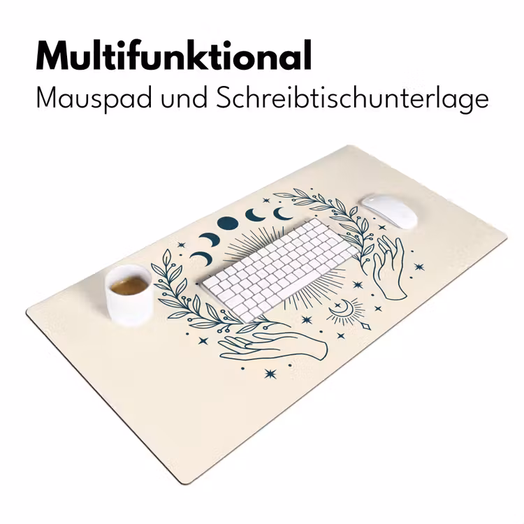 Schreibtischunterlage - Sonne-Mond-Illustration — 4