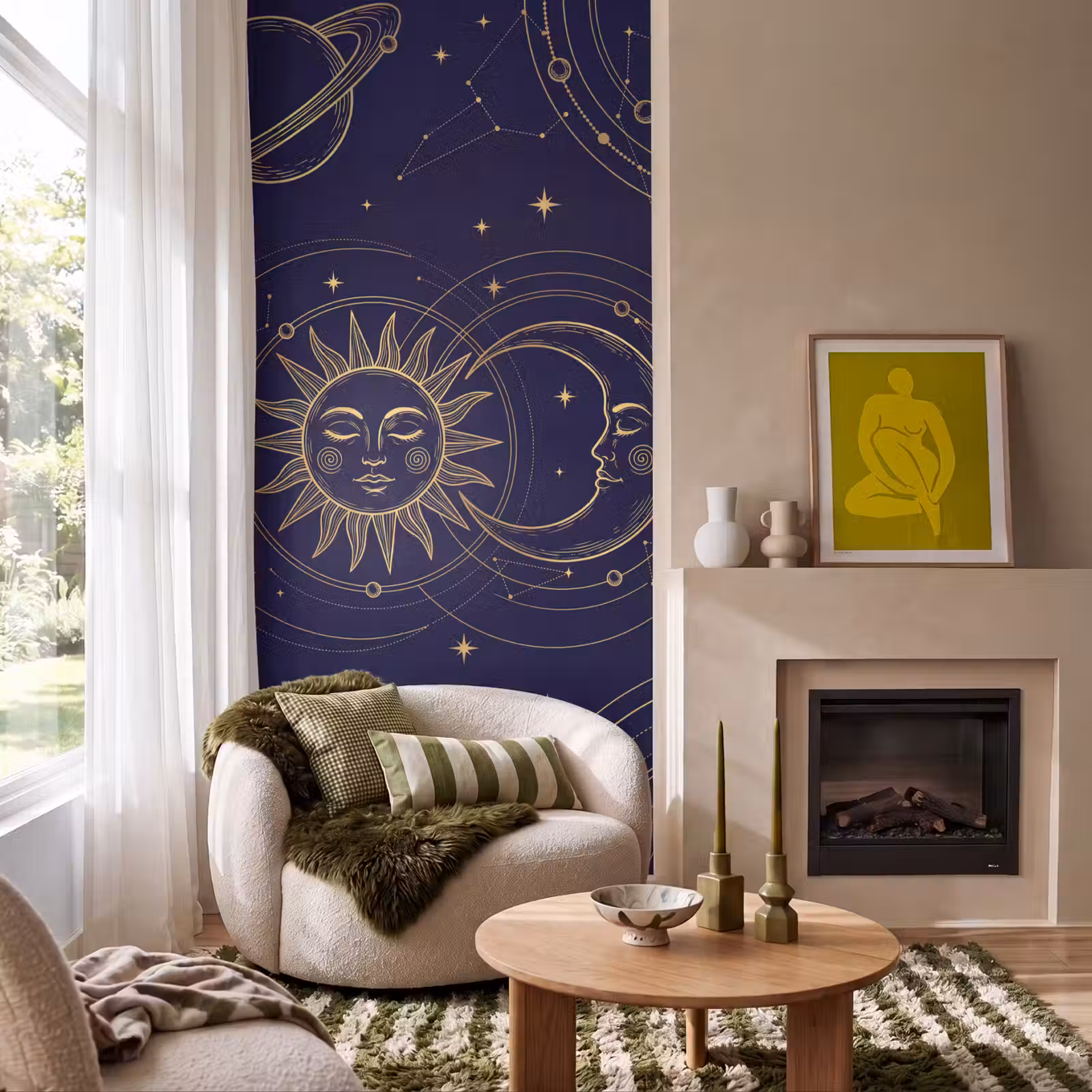 Tapete - Sonne – Mond – Astrologie — 1