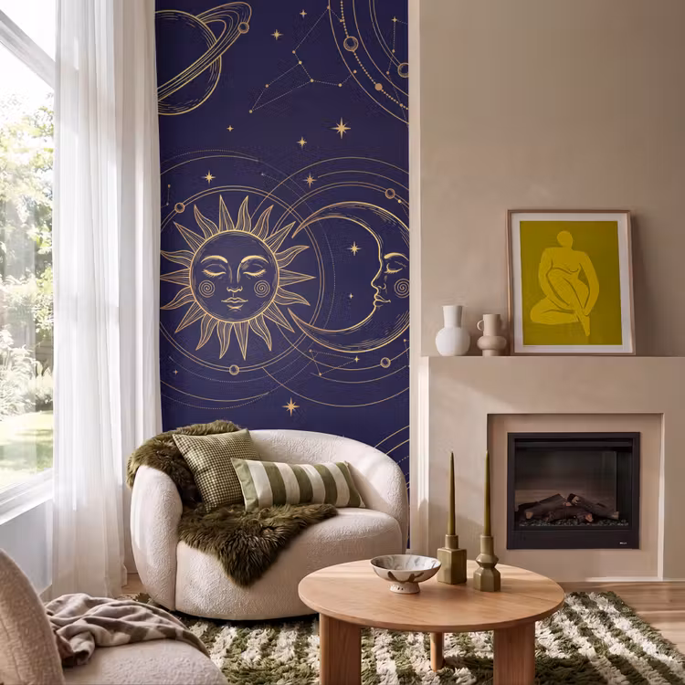 Tapete - Sonne – Mond – Astrologie — 1